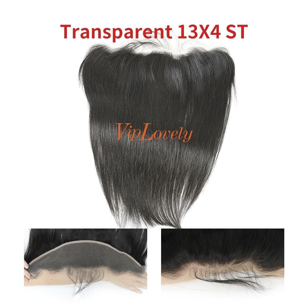 #1b Brazilian Virgin Human Hair 13X4 Lace Frontal Straight