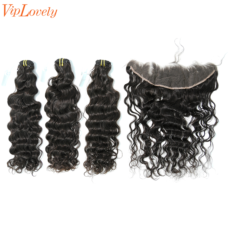 Raw Indian Wave 26 28 30 Inch And 13x4 HD Lace 22 Inch  Free Shipping