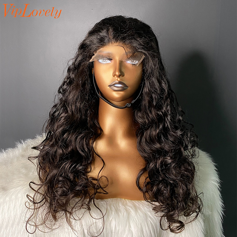 Brazilian Raw Human Hair 4x4 Swiss HD wig Ocean Wave